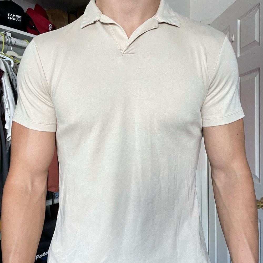 Tan H&M polo